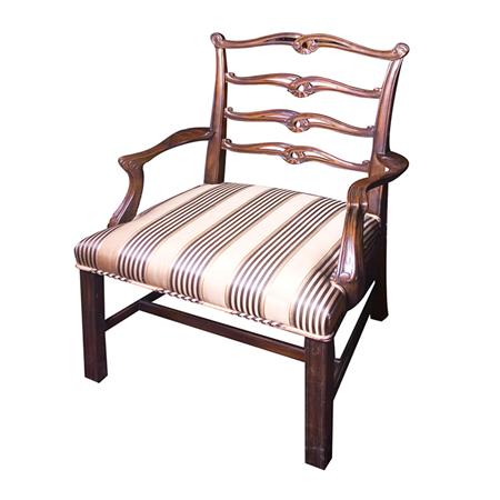 Appraisal: George III Style Mahogany Childs Armchair Estimate -