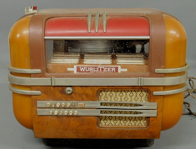 Appraisal: Wurlitzer Multi-Selector Phonograph tabletop jukebox electric coin operated Model serial