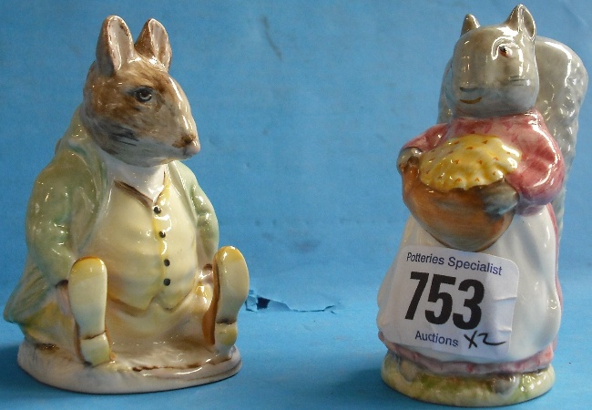 Appraisal: Beswick Beatrix Potter Figures Samuel Whiskers and Goody Tiptoes