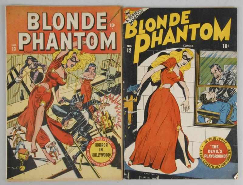 Appraisal: Lot of s Blonde Phantom Comics Description Includes issues no