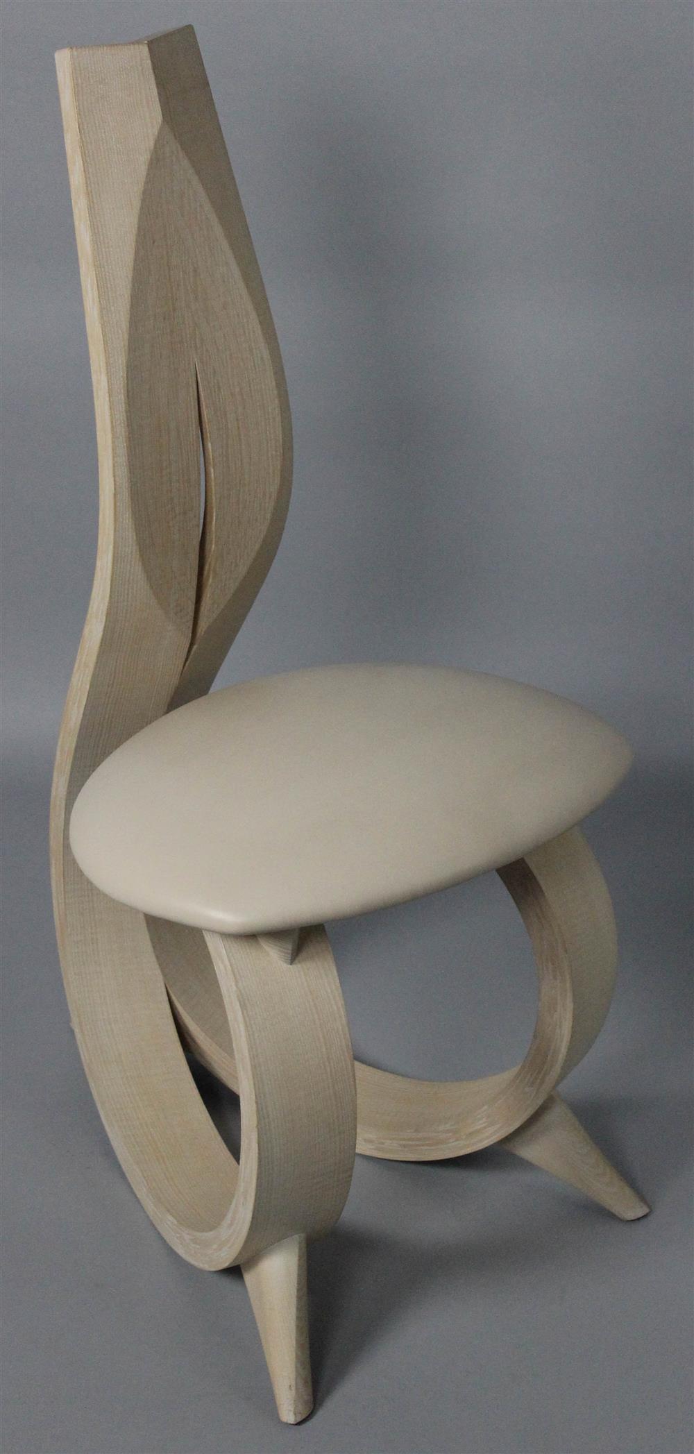 Appraisal: IRISH FURNITURE DESIGNER-MAKER JOSEPH WALSH B OLIVE ASH FIGURE OF