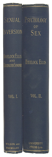 Appraisal: ELLIS HAVELOCK and SYMONDS JOHN ADDINGTON Sexual Inversion Half-title Preface