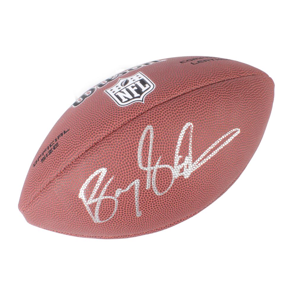 Appraisal: BARRY SANDERS AUTOGRAPHED FOOTBALLBarry Sanders Autographed Football Barry Sanders Autographed