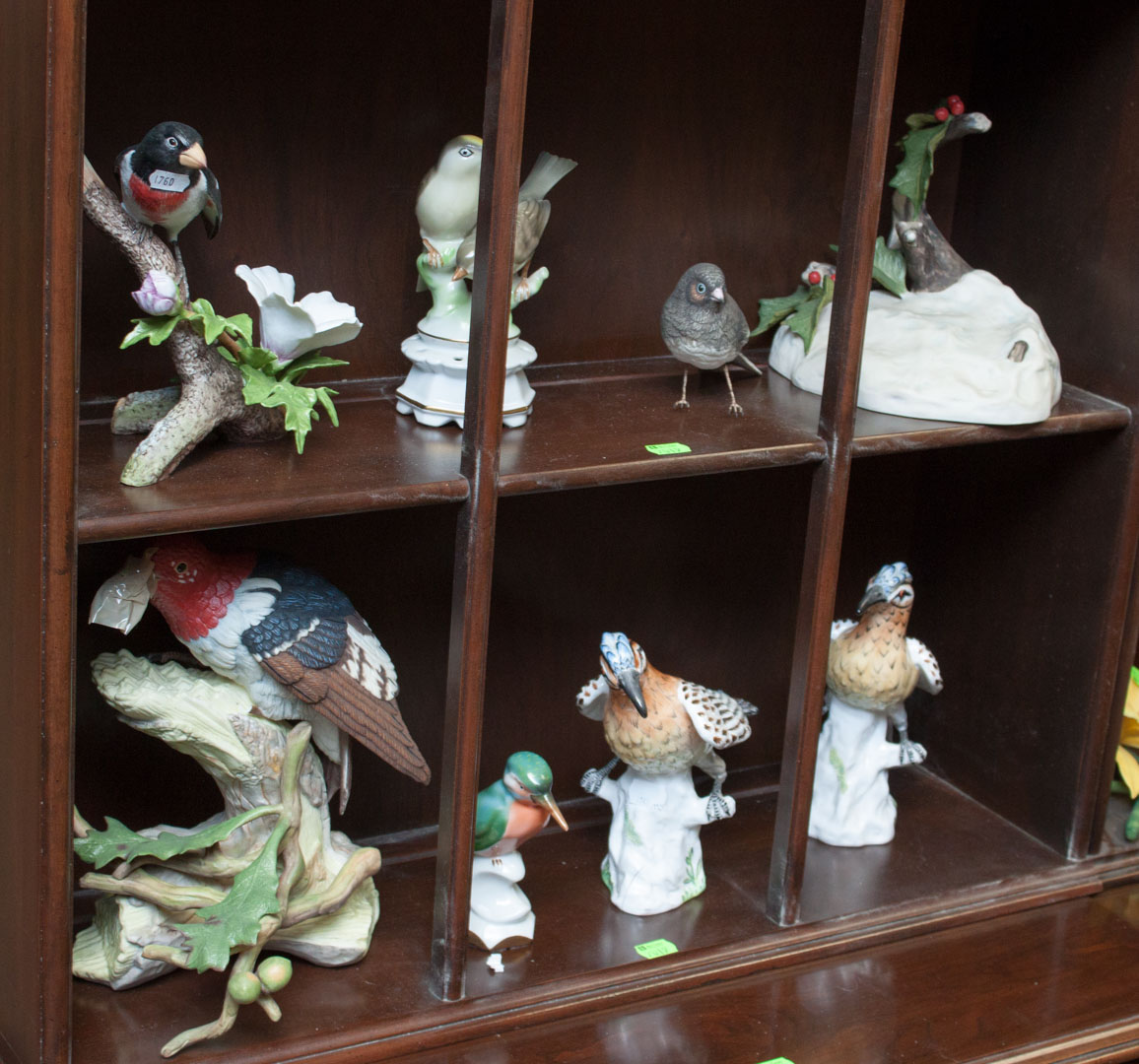 Appraisal: Assortment of bird figures including Bavarian and Royal Staffordshire