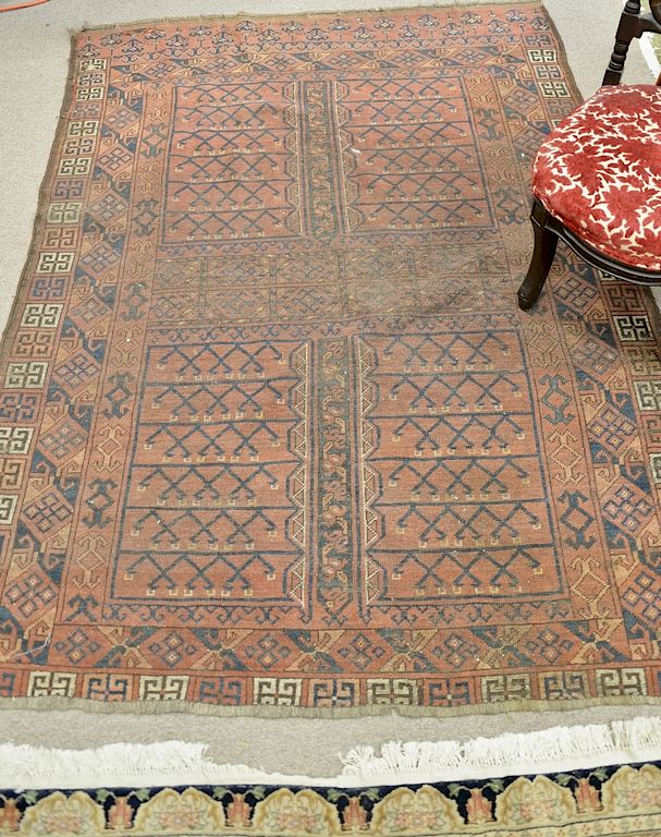 Appraisal: Bokhara Oriental area rug ' x ' Bokhara Oriental area