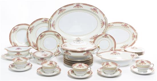 Appraisal: Sale Lot A Partial Set of Noritake Porcelain Dinnerware late