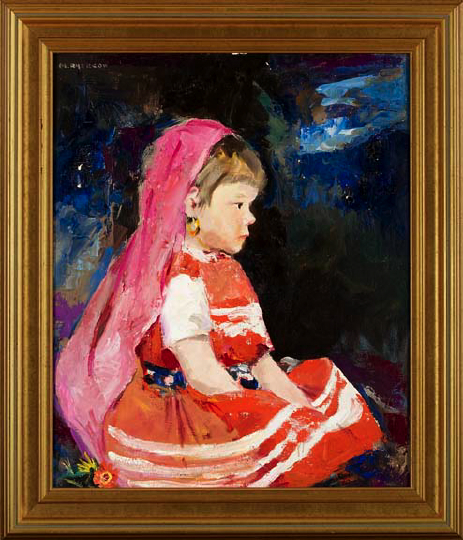 Appraisal: Margery Austen Ryerson American New Jersey - Girl in Red