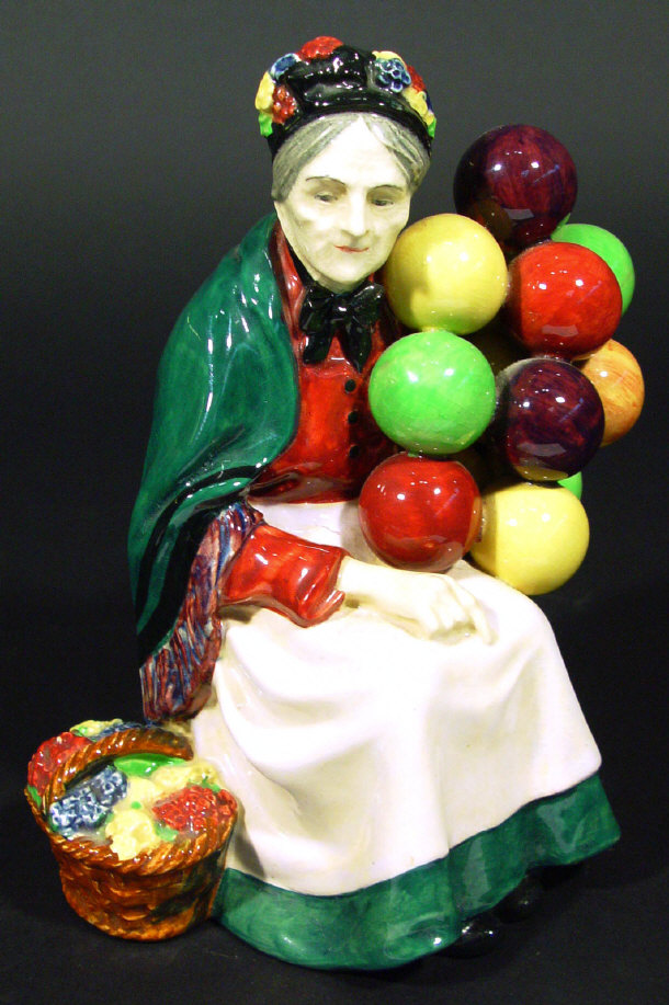 Appraisal: Royal Doulton figurine 'The Old Balloon Seller' HN printed factory