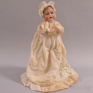 Appraisal: Kestner Bisque Head Baby Doll Germany th century with sleepy