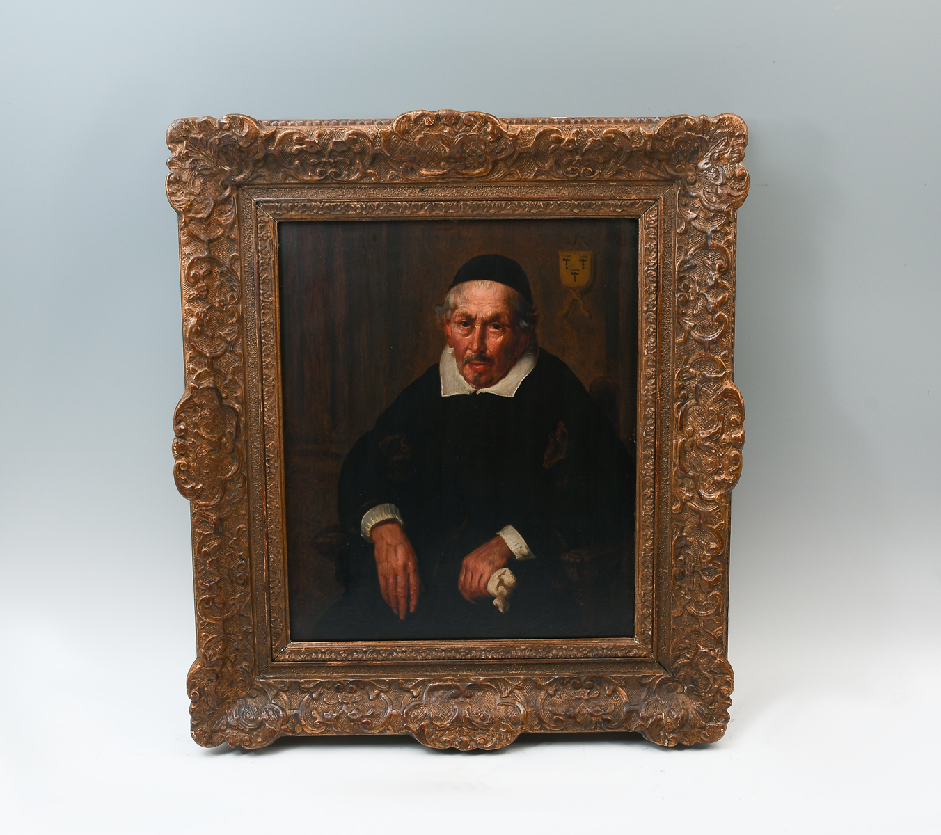 Appraisal: FRIS Jan Netherlands - Portrait of Marcellis Witewael age wearing