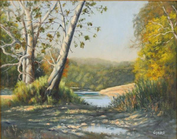 Appraisal: Jean Coval Garro American b Afternoon Shadows oil on canvas