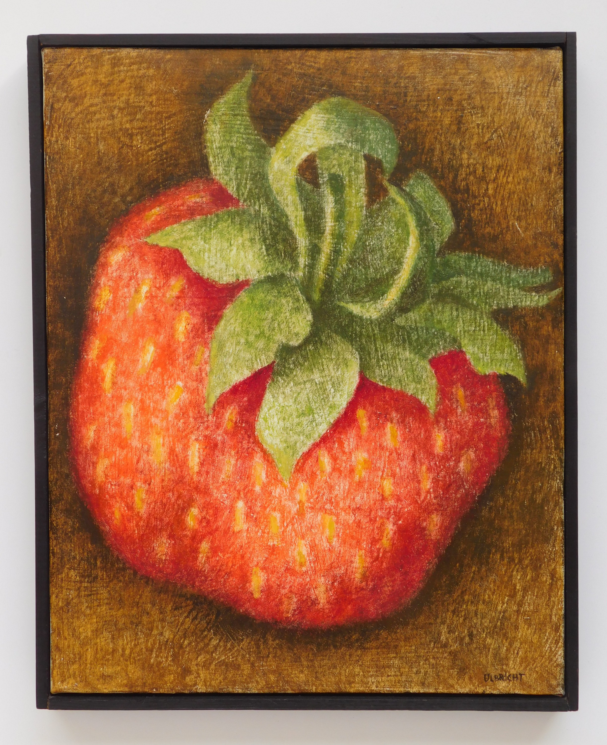 Appraisal: John Ulbricht American - ''Strawberry''- oil on canvas signed Ulbricht