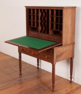 Appraisal: th Century Mahogany Plantation Writing Desk th century mahogany plantation