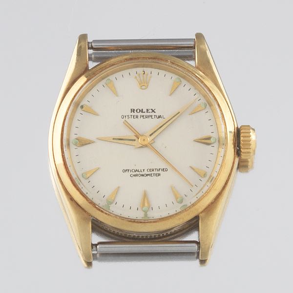 Appraisal: ROLEX K MID-SIZE OYSTER PERPETUAL mm case Brushed silver dial