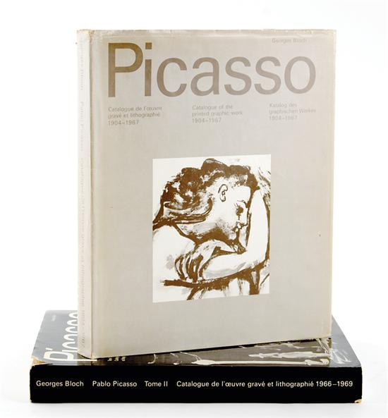 Appraisal: Books Pablo Picasso Bloch Georges PABLO PICASSO CATALOGUE OF PRINTED