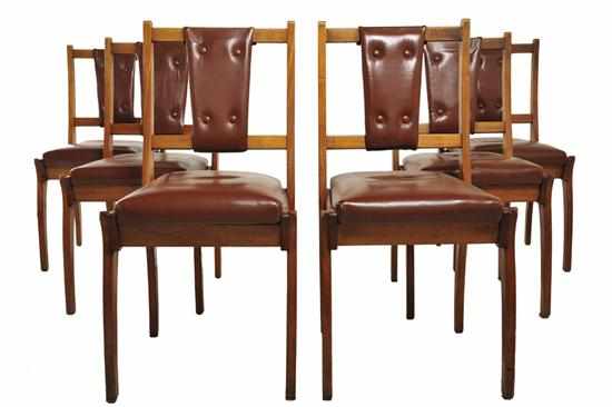 Appraisal: SCHULIM KRIMPER - A SET OF SIX DINING CHAIRS Melbourne