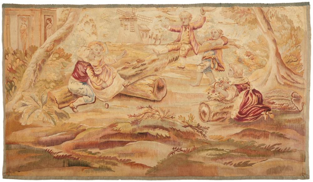 Appraisal: A French wall tapestry First-quarter th Century or earlier The