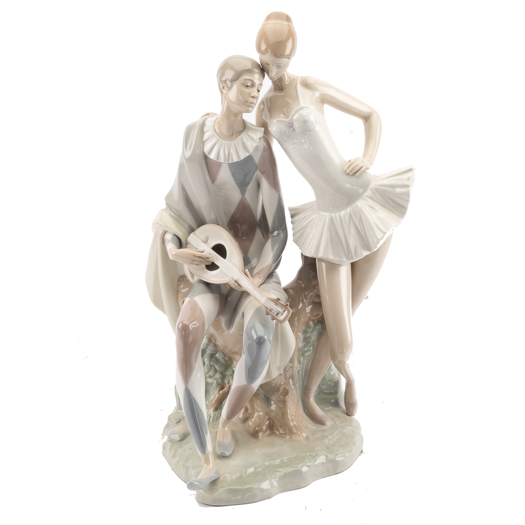 Appraisal: Lladro porcelain group Romance in H Condition Good condition