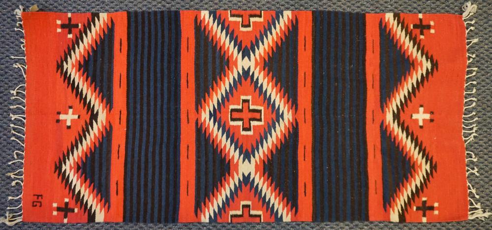 Appraisal: Southwest American Indian Woven Carpet ft in x ft in