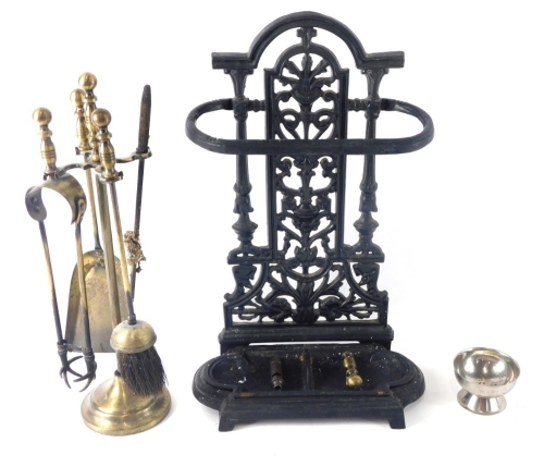 Appraisal: A cast iron umbrella stand in the manner of Coalbrookdale