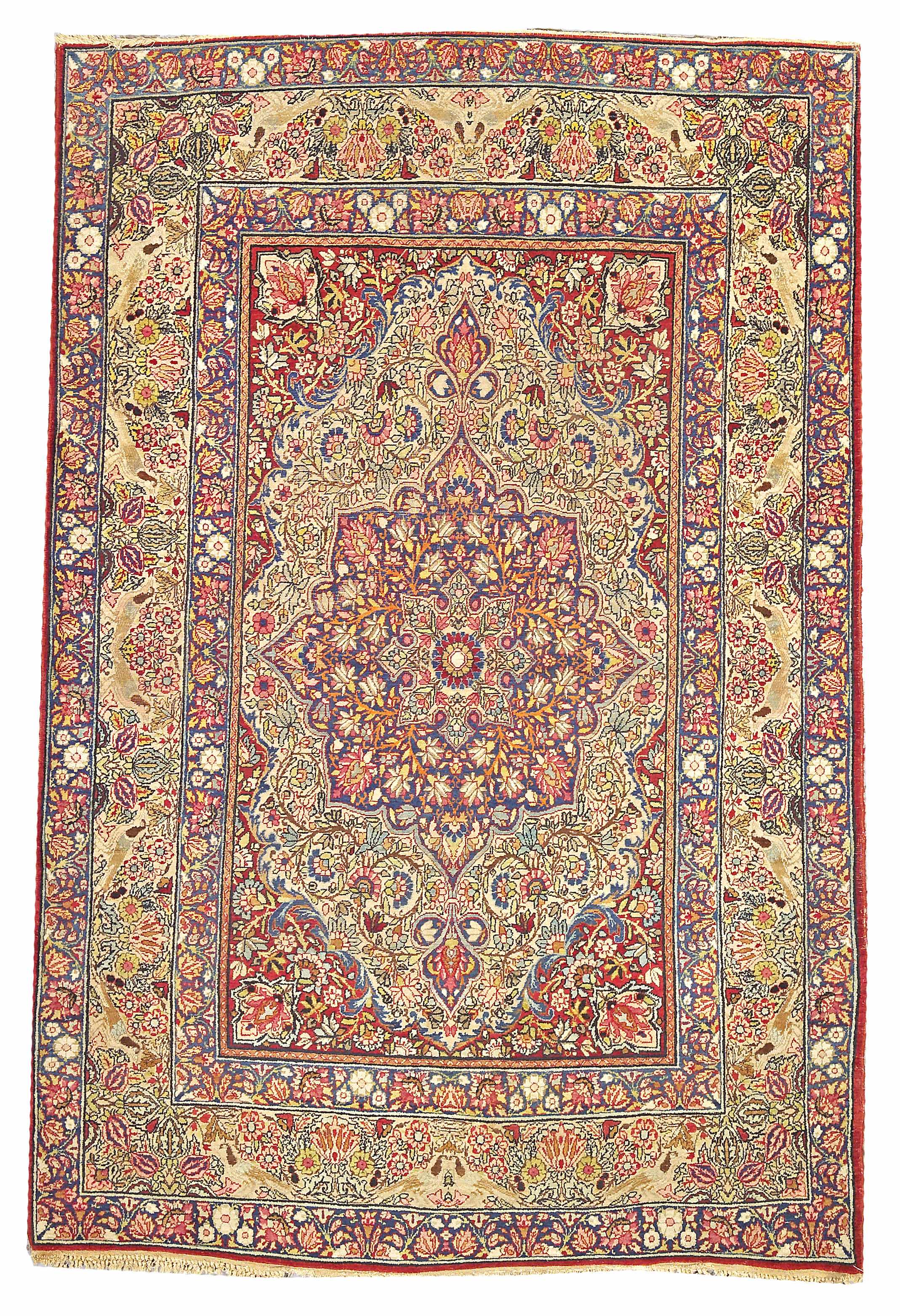 Appraisal: A Lavar Kerman rug South Central Persialate th centurysize approximately