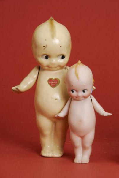 Appraisal: Pair of Kewpie Dolls Lot includes a German bisque Kewpie