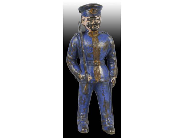 Appraisal: Cast Iron Officer Cadet Still Bank Description Hubley Circa -