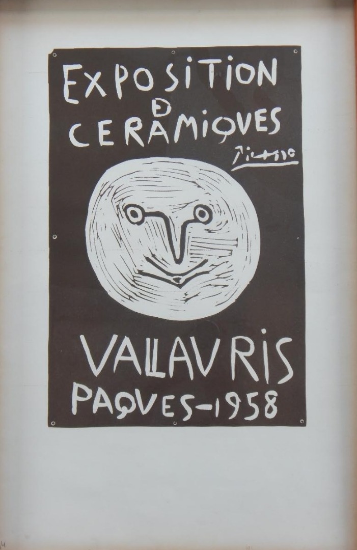 Appraisal: After Pablo Picasso Exposition Ceramiques Galerie Louise Leivis two exhibition