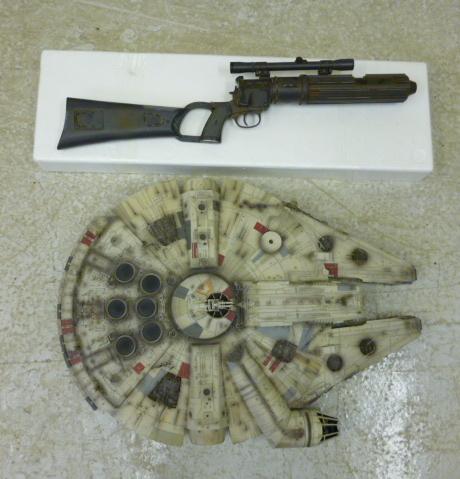 Appraisal: A large Star Wars model of a Boba Fett weapon