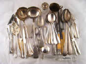 Appraisal: A quantity of silver plated flatware including a set of