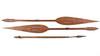 Appraisal: POLYNESIAN PCS - Pair of Canoe Paddles and Spear probably