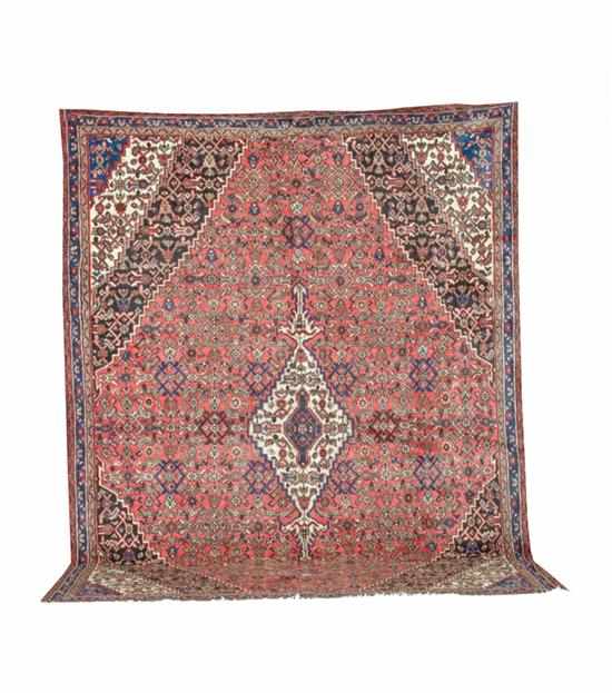 Appraisal: Persian Hamadan carpet ' '' x ' '' Provenance Property