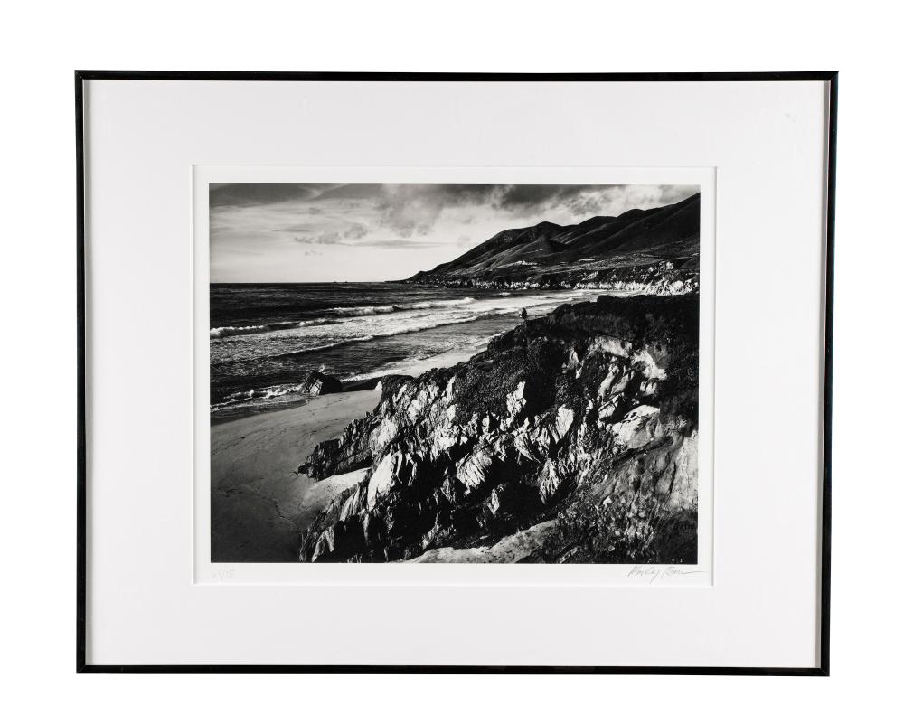 Appraisal: MORLEY BAER GARRAPATA BEACH gelatin silver print signed and numbered