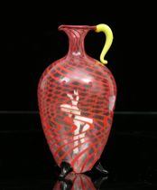 Appraisal: Bimini Werkstatte Art Deco Pitcher Art Dancer in a footed