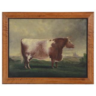 Appraisal: T H Redman bull painting T H Redman bull painting