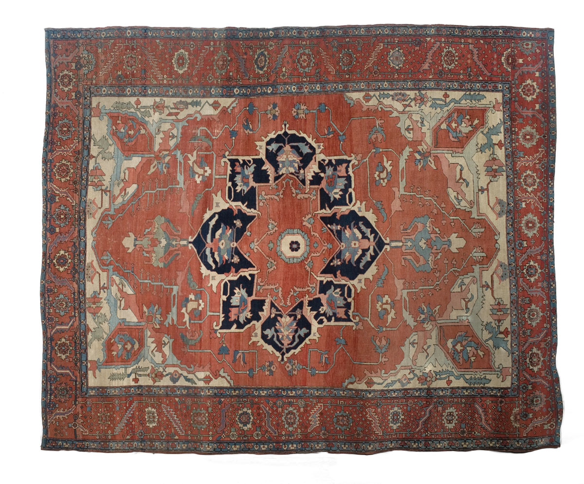 Appraisal: SERAPI HERIZ CARPET NORTHWEST PERSIA LAST QUARTER NINETEENTH CENTURY The