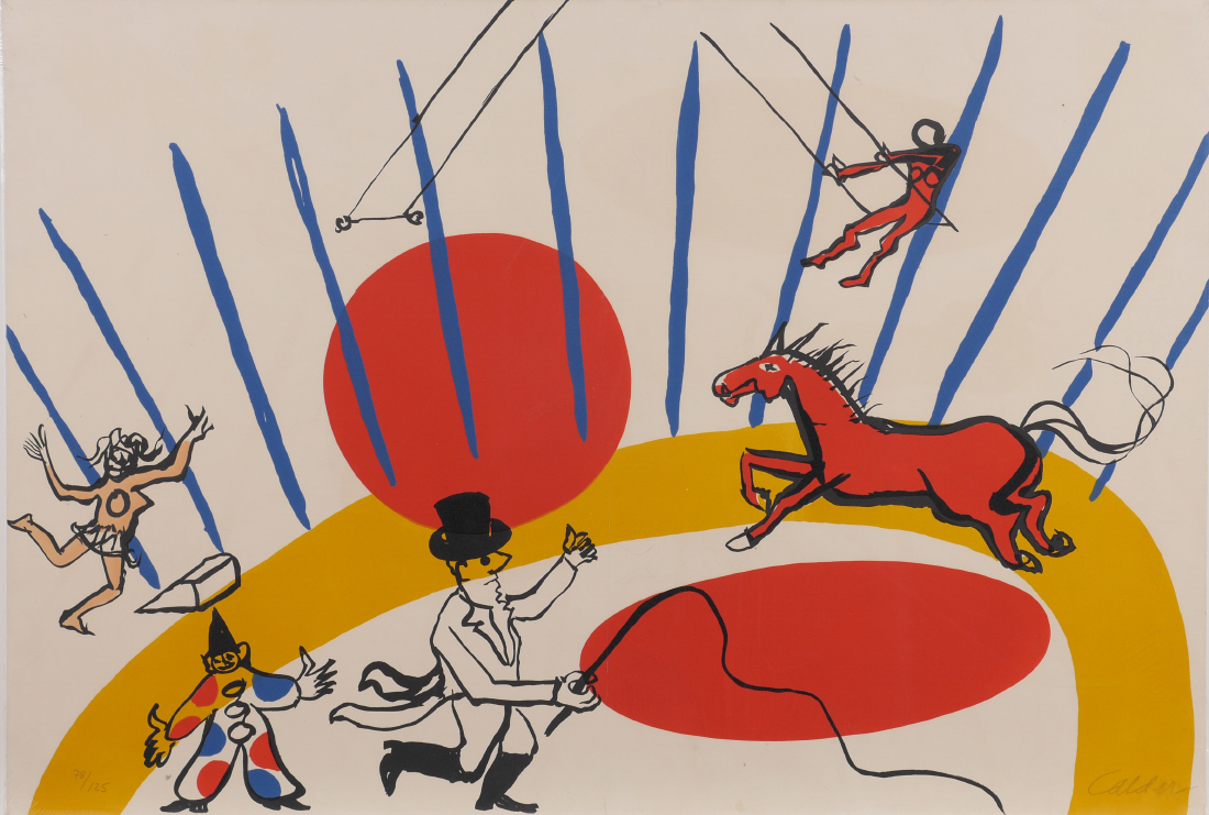 Appraisal: CALDER Alexander American - ''Circus'' Color Lithograph '' x ''