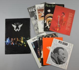 Appraisal: Rock Concert programmes from the 's including The Faces x