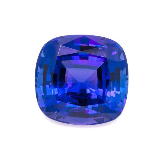 Appraisal: Sale Lot A Carat Cushion Cut Tanzanite measuring approximately x