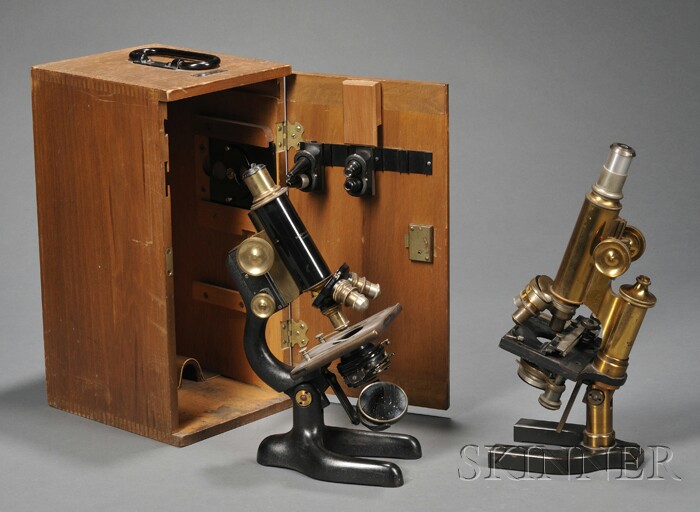 Appraisal: Two Compound Microscopes Spencer Lens Co Buffalo and Bausch Lomb