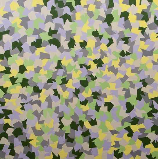 Appraisal: Berenice Sydney - Abstract composition III lilac and yellow oil