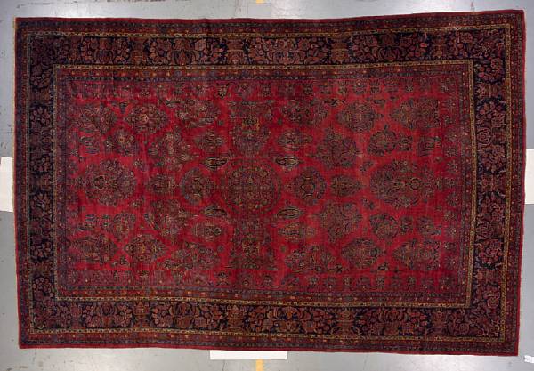 Appraisal: A Kashan carpet size approximately ft in x ft in