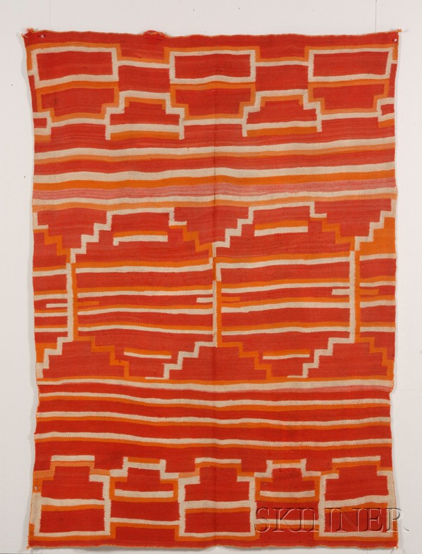 Appraisal: Southwest Weaving Navajo c late th century natural and synthetic