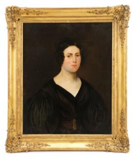 Appraisal: British School Portrait of a Fair Skinned Woman British School