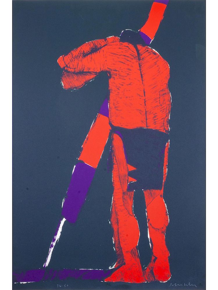 Appraisal: Fritz Scholder American - Odyssey Fritz Scholder American - Odyssey