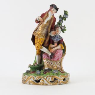 Appraisal: th Century English Derby Victorian Porcelain Group th Century English