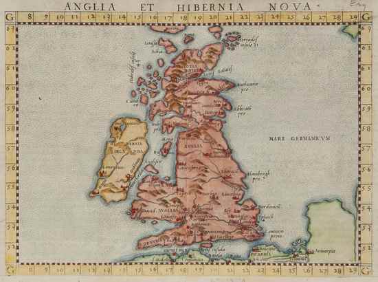 Appraisal: Ruscelli Girolamo Anglia et Hibernia Nova England Wales Scotland and