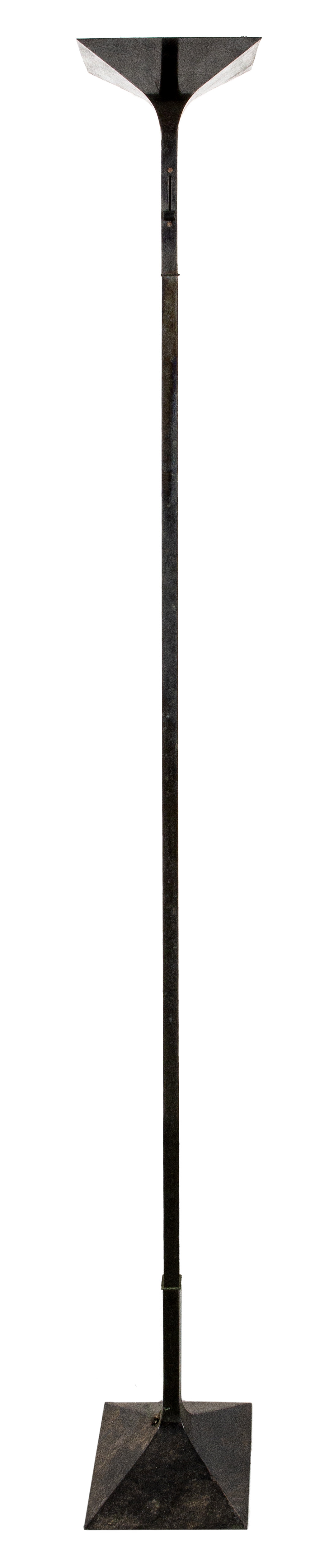 Appraisal: ART DECO STYLE TORCHERE FLOOR LAMP Art Deco style torchere