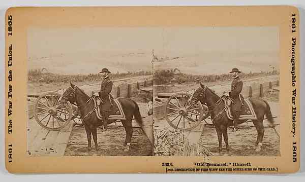 Appraisal: Civil War Major General William Tecumseh Sherman Before Atlanta Stereoview