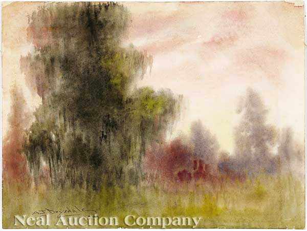 Appraisal: Alexander John Drysdale American New Orleans - Early Morning Cypress